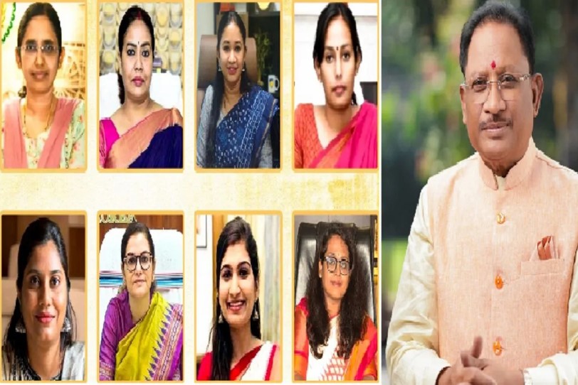 छत्तीसगढ़ के 33 में से 12 जिलों में अब महिला कलेक्टर,