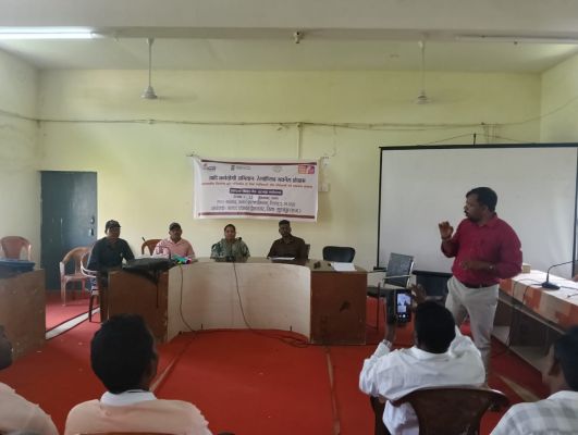 आदि कर्मयोगी अभियान के तहत विकासखंड स्तरीय प्रशिक्षण आयोजित