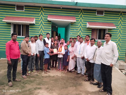 नेशनल चैंपियनशिप के लिए चयनित दुष्यंत घृतलहरे का सतनामी समाज ने किया सम्मान