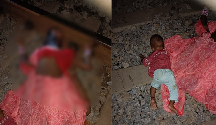 जांजगीर -चाम्पा: डेढ़ साल के मासूम के साथ ट्रेन के सामने कूदी महिला&hellip;.महिला की मौत, बच्चा सुरक्षित