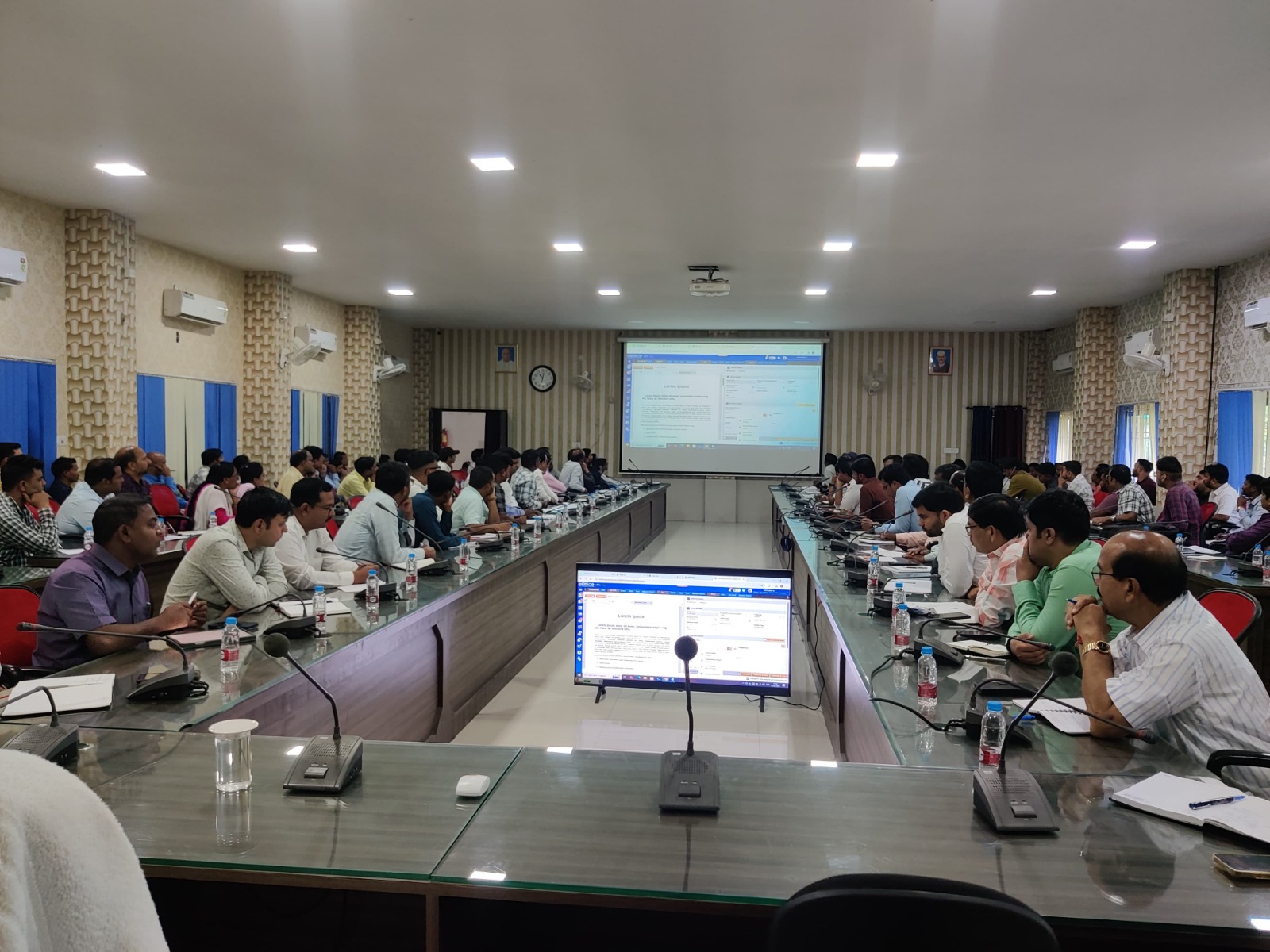 ई-ऑफिस प्रणाली के तकनीकी पहलुओं पर दिया गया प्रशिक्षण
