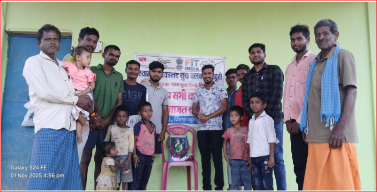 बेलखुरी के युवाओं ने हर्षौल्लास के साथ मनाया छत्तीसगढ़ राज्य स्थापना दिवस 