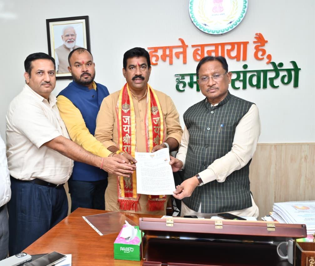 किसानों के एग्री-स्टेक पंजीयन की समय वृद्धि बढ़ाने को लेकर मुख्यमंत्री जी से मुलाकात किए : भाजपा किसान मोर्चा