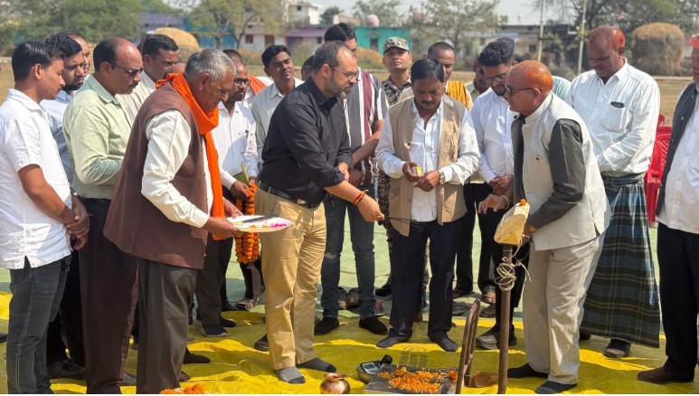 खरीफ विपणन वर्ष 2025-26  जिले में समर्थन मूल्य पर धान खरीदी शुरू