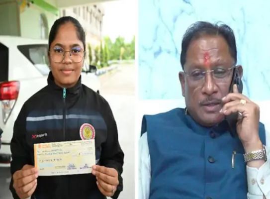 जांजगीर-चांपा की बेटी चीन में खेलेंगी एशिया वुमेन्स साफ्टबॉल:CM साय ने वीडियो कॉल पर दी बधाई; 1.70 लाख की मिली आर्थिक मदद