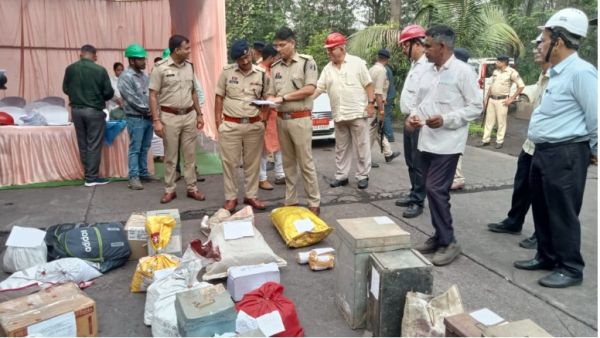 विश्व नशा मुक्ति दिवस के अवसर पर 2 करोड़ रुपए का ब्राउन शुगर एवं अन्य अवैध मादक पदार्थ गांजा, नशीली टेबलेट/ सीरफ को प्रकाश इंडस्ट्रीज  के प्लांट (भट्ठी) में जलाकर नस्टीकरण किया गया