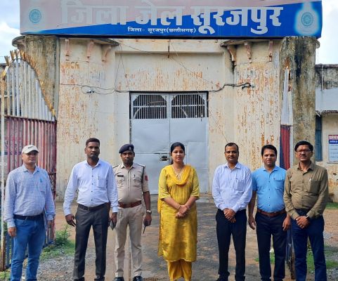 18 वर्ष से कम आयु के बच्चों के जांच हेतु जिला जेल का किया गया निरीक्षण