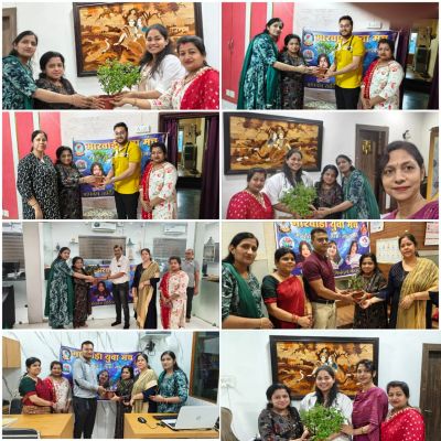 *मारवाड़ी युवा मंच जागृति शाखा नैला-जांजगीर के द्वारा डॉक्टर डे एवं सी ए डे पर उन्हें किया गया सम्मानित,, सम्मान के रूप में दिया गया तुलसी पौधा,,,, &nbsp; 