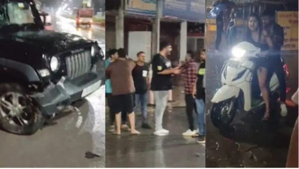 नाइट क्लब के बाहर दो गुटों में जमकर मारपीट, नशे में धुत युवती ने किया हाई वोल्टेज ड्रामा!