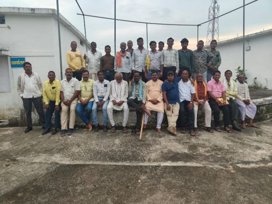 खैरासेतगंगा में अन्नदाता संघर्ष संगठन की बैठक, नहर लाइनिंग को लेकर बना कार्यसमिति