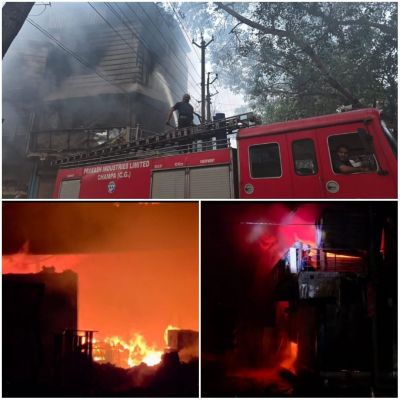 भीषण आग से लाखों का नुकसान, शहर की तीन बड़ी दुकानें जलकर खाक&hellip;"