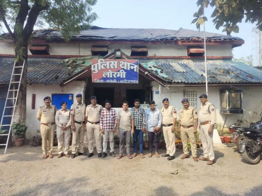 लोरमी पुलिस की बड़ी कार्रवाई &mdash; हत्या के प्रयास के आरोपियों को किया गिरफ्तार, घटना में प्रयुक्त हथियार जब्त