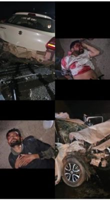 सिल्ली के पास भीषण सड़क हादसा: स्विफ्ट और पिकअप की आमने-सामने टक्कर, दो युवक गंभीर